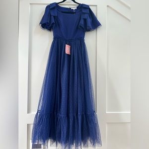 Ivy City Co Heather Cobalt Blue Dress - XS (2)